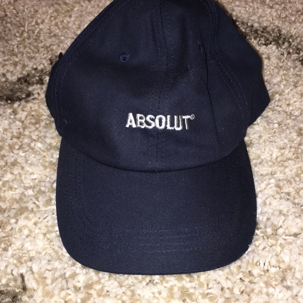 Absolut Navy Blue Baseball Hat One Size