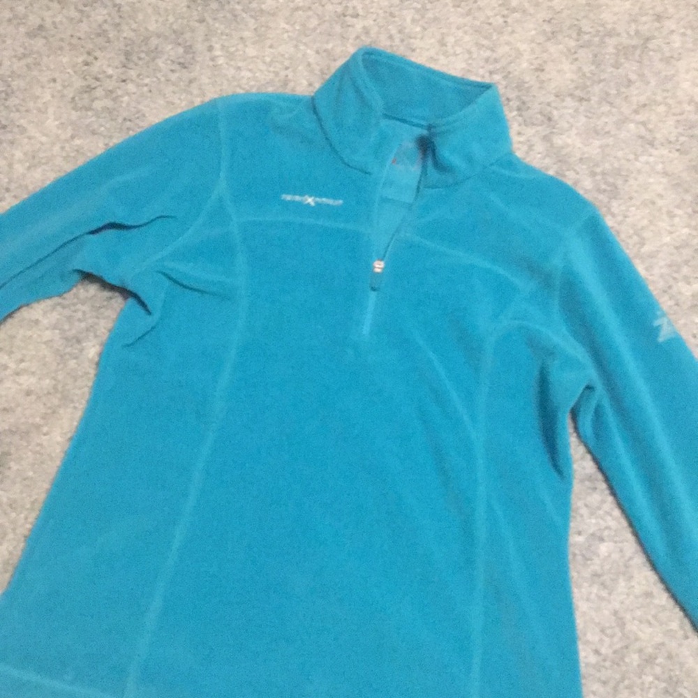 Turquoise fleece