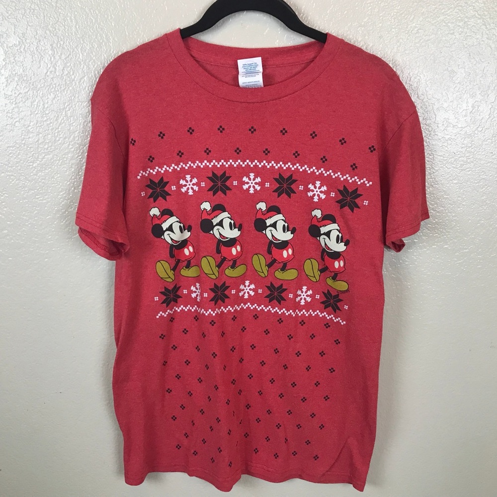 Mickey Mouse Christmas Graphic Tee Size S