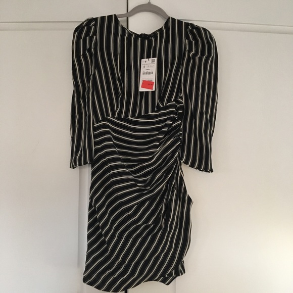 Zara flowing striped dress - Picture 3 of 4