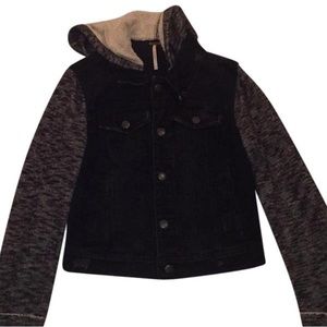 Free People Moto Jean Jacket