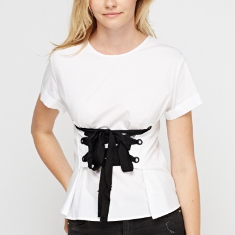 Corset Tie Up Top