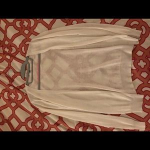 Uniqlo White Cardigan