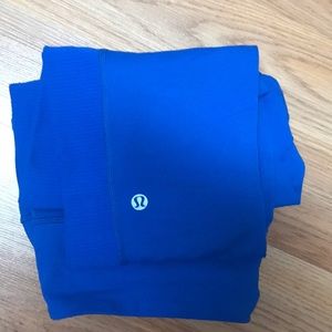 Blue high waisted Lululemon leggings size 10
