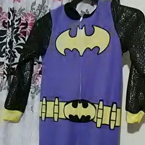 Girls batgirl pajama jumper