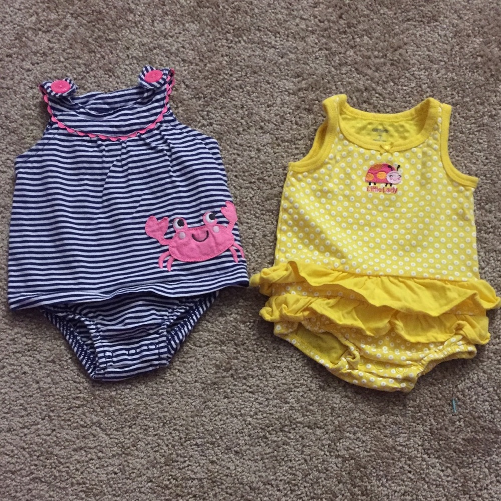 💕 Carter's Baby Girl Sz 3 month Outfits 💕