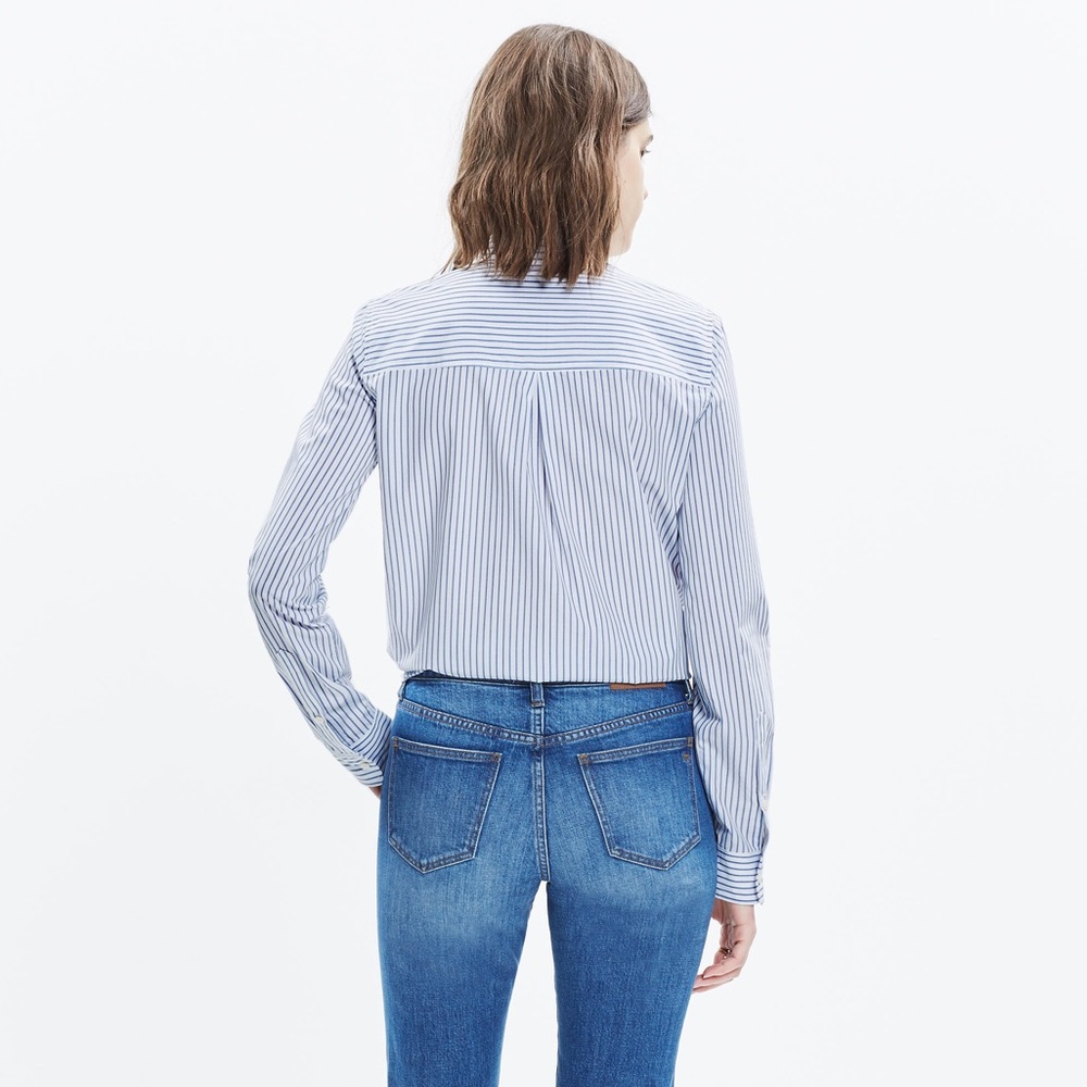 ❎SOLD❎ Madewell Tie-Front Button Down - Picture 4 of 8
