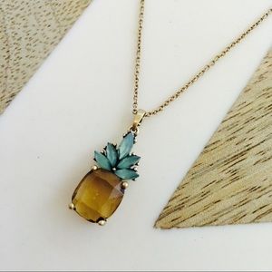 Banana republic pineapple necklace