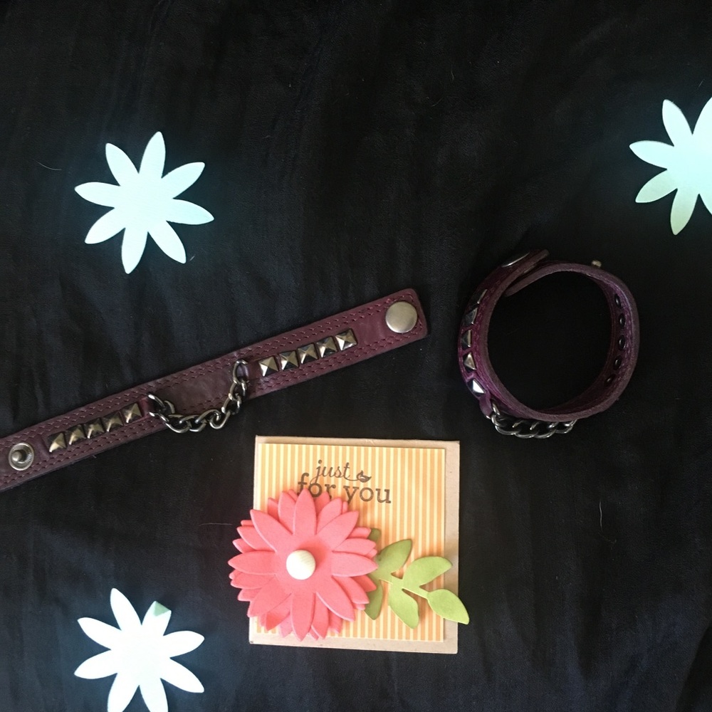 Leather bracelet
