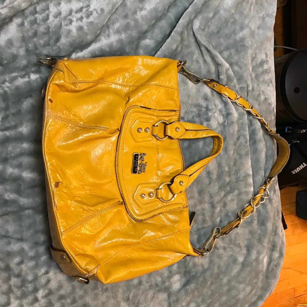 Yellow Coach Tote