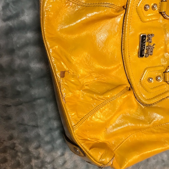 Yellow Coach Tote - Picture 2 of 4