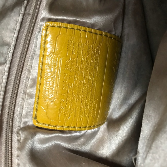 Yellow Coach Tote - Picture 3 of 4