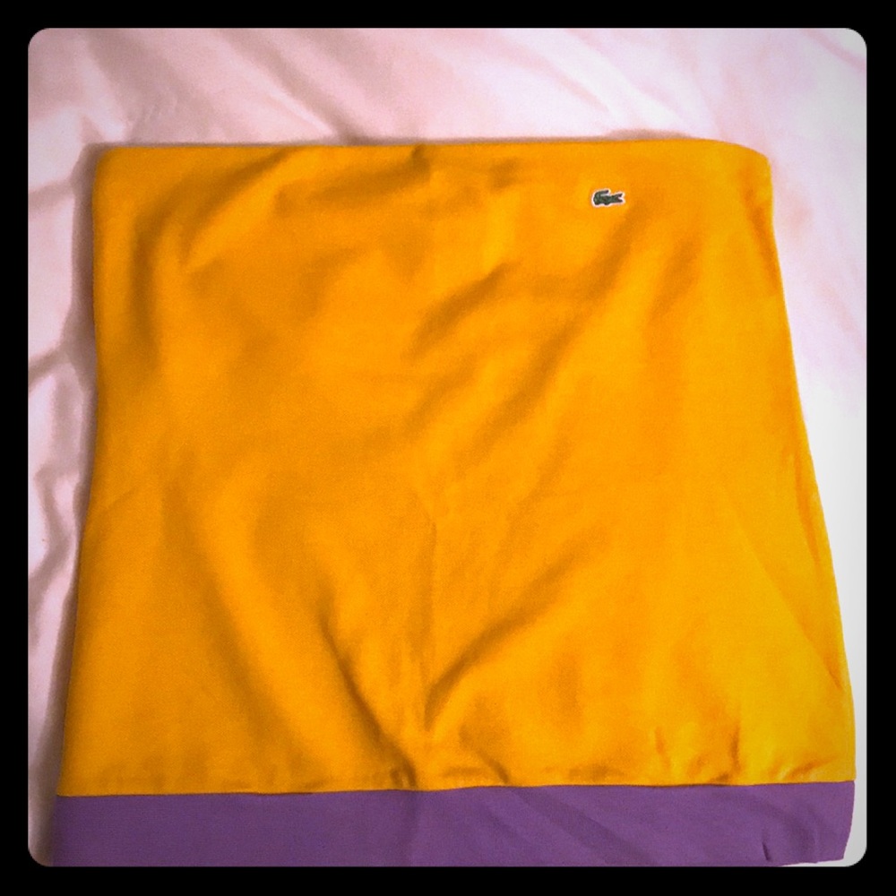 Lacoste strapless top