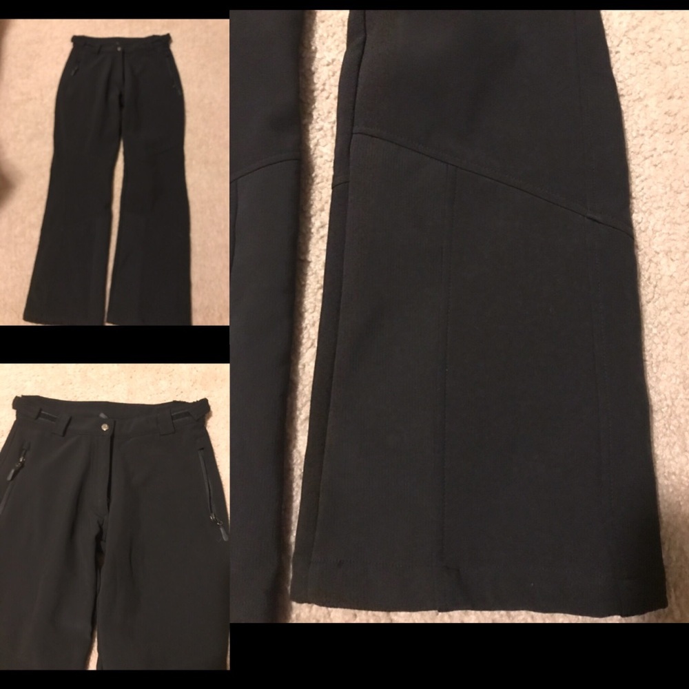 Black ski pants