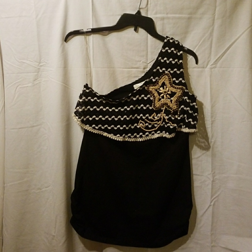 Off The shoulder beaded top
