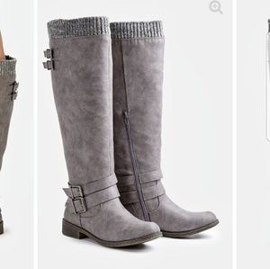 JustFab Miabella Flat Boots