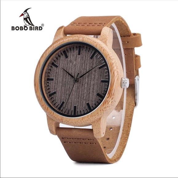 Bobo Bird Other - 💎 LAST Bobo Bird Wood & Leather Men’s Wristwatch