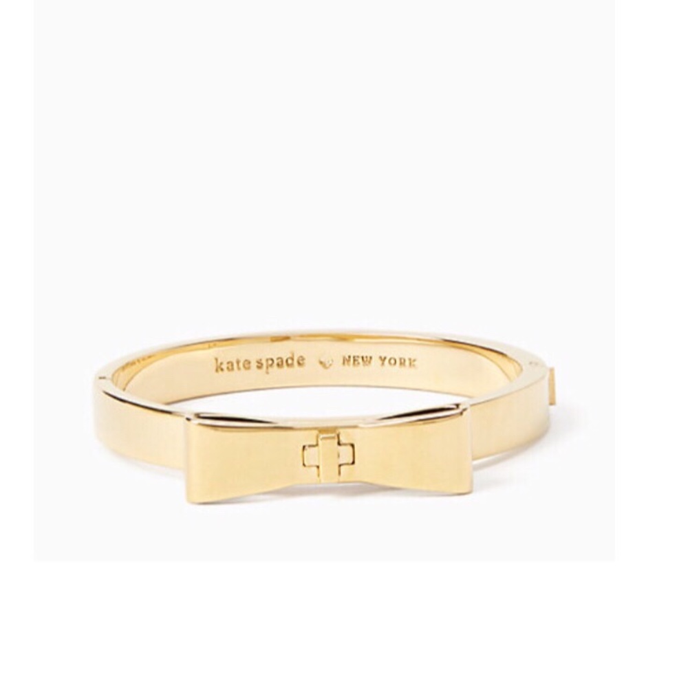Kate Spade Gold Hinged Bow Bracelet