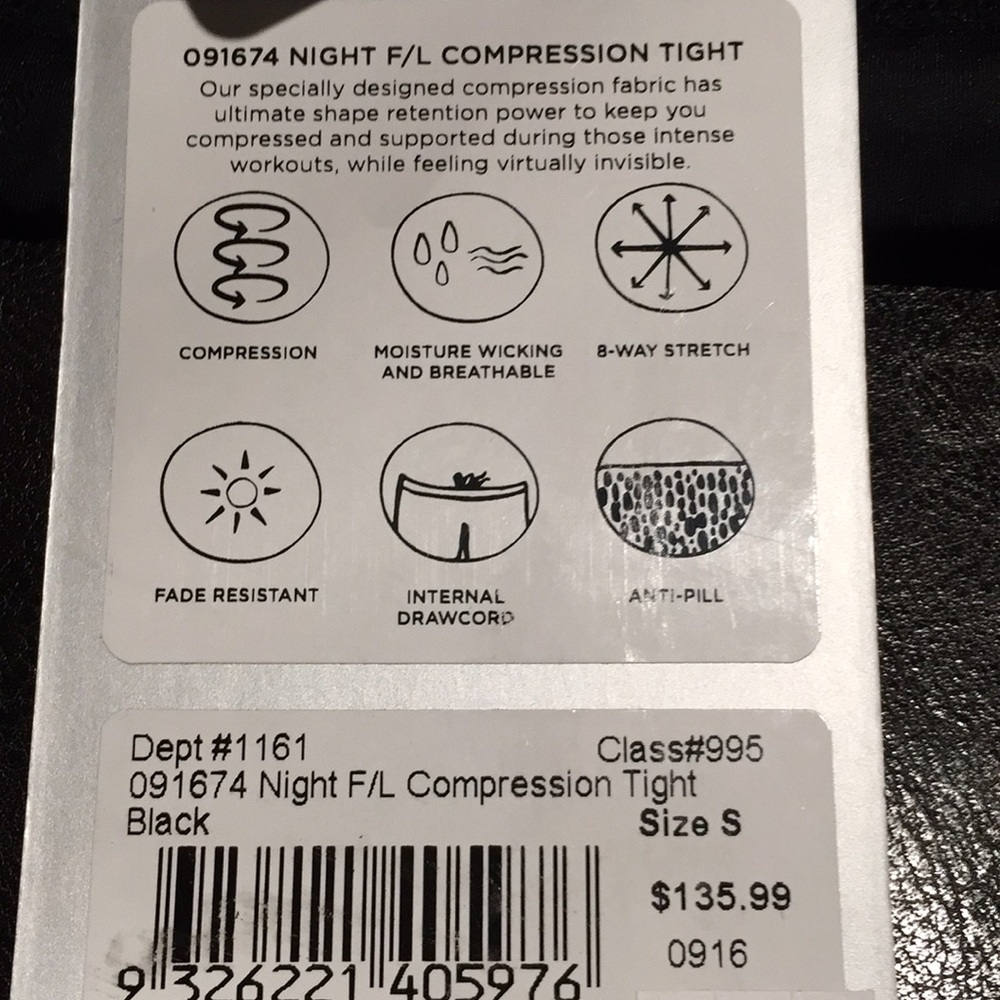 ❌SOLD❌NWT Lorna Jane Night F/L Compression Tight - Picture 8 of 8