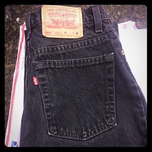 Vintage Levi's 512 slim fit tapered leg momjeans 9