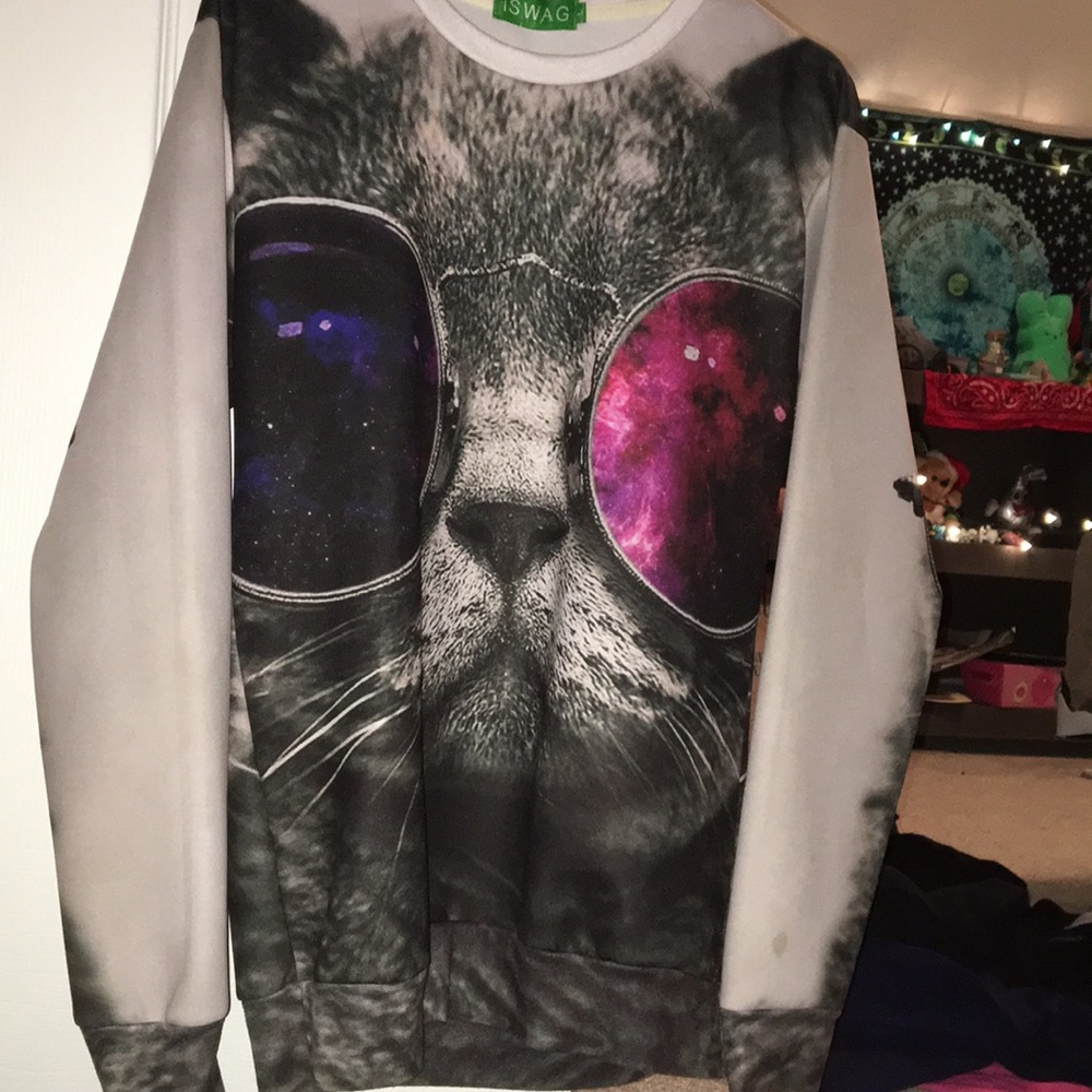 Galaxy Cat Crewneck