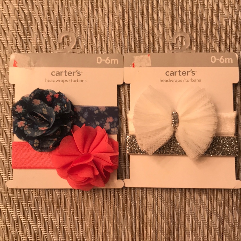Carter’s headwraps 2 sets