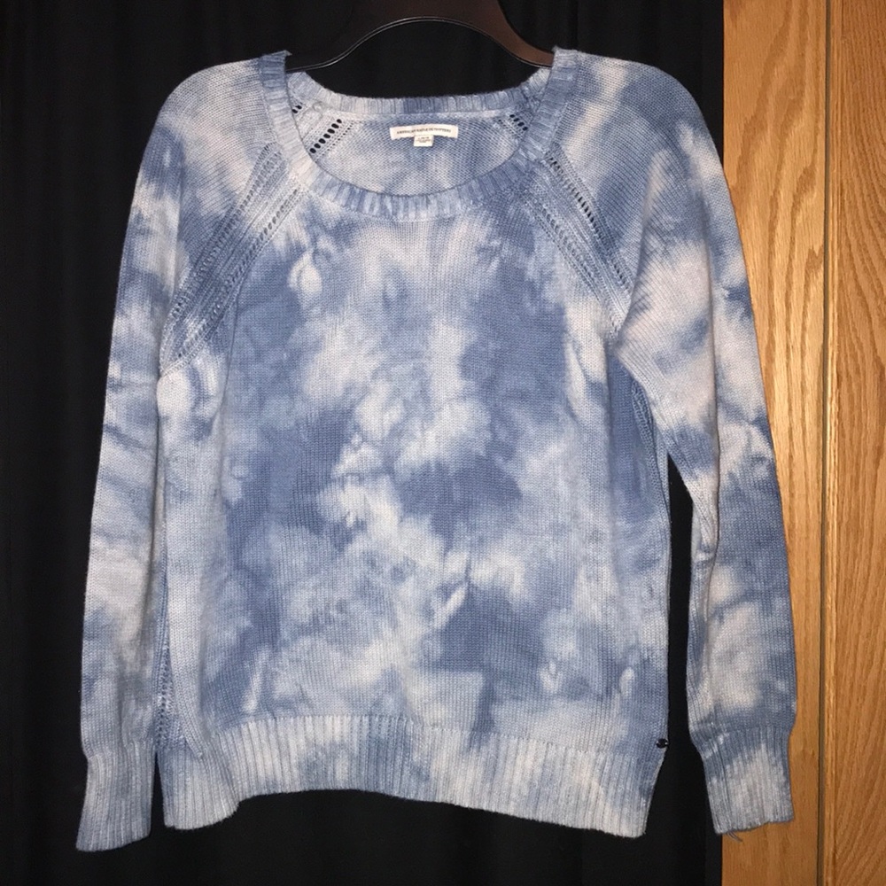 Size L Tie Dye Crew Neck Sweater