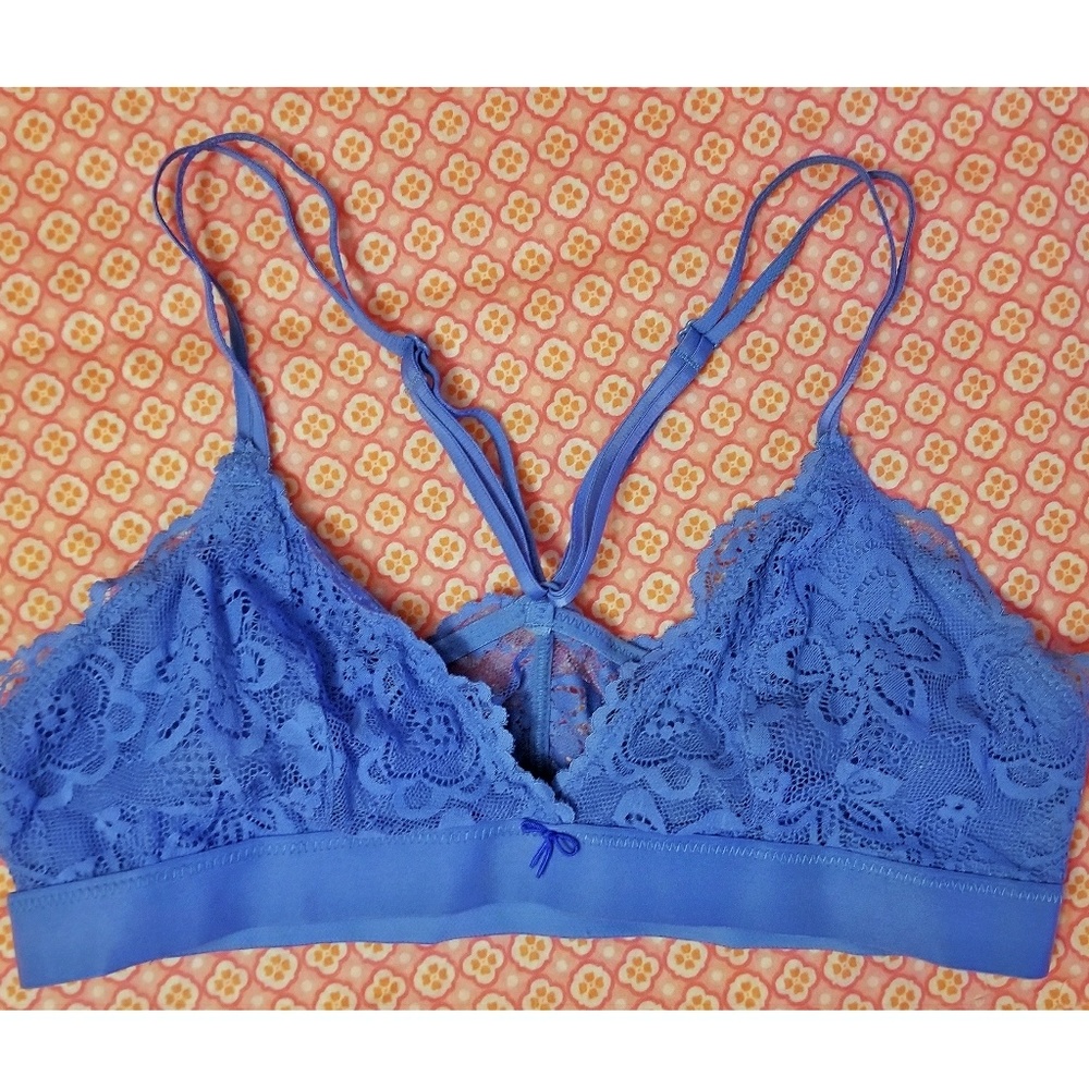 Aerie Lattice Side Lace Bralette