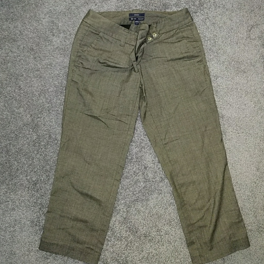 Gray dress capri pants