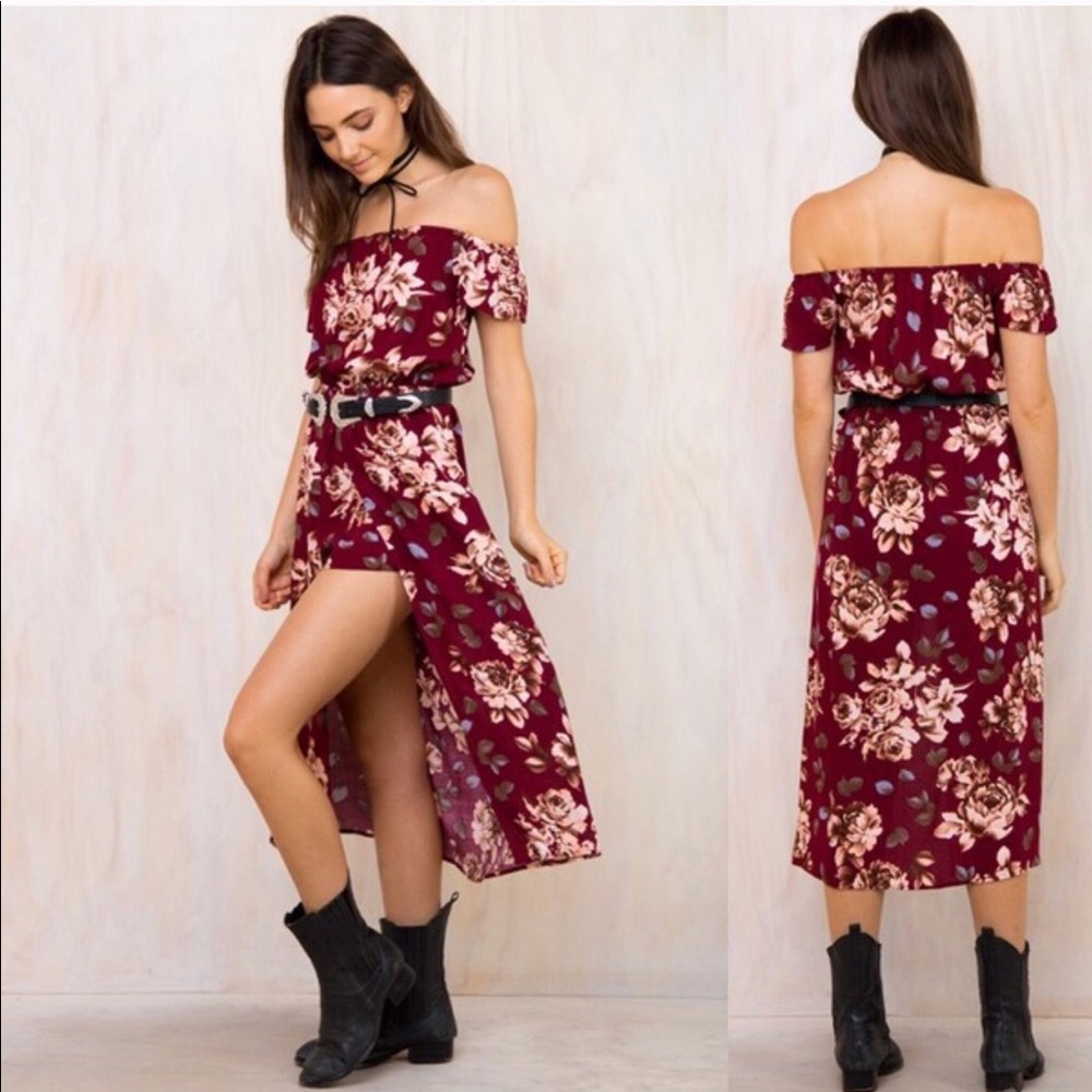🎈💃Beautiful high-low floral romper 💃🎈