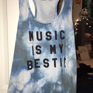 Music Is My Bestie Tank