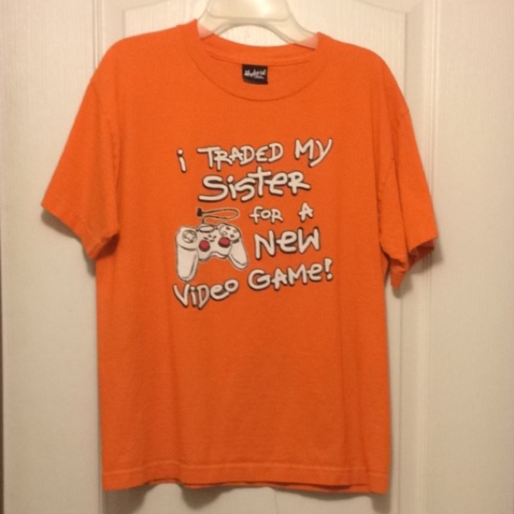 Orange Graphic Boys Tee