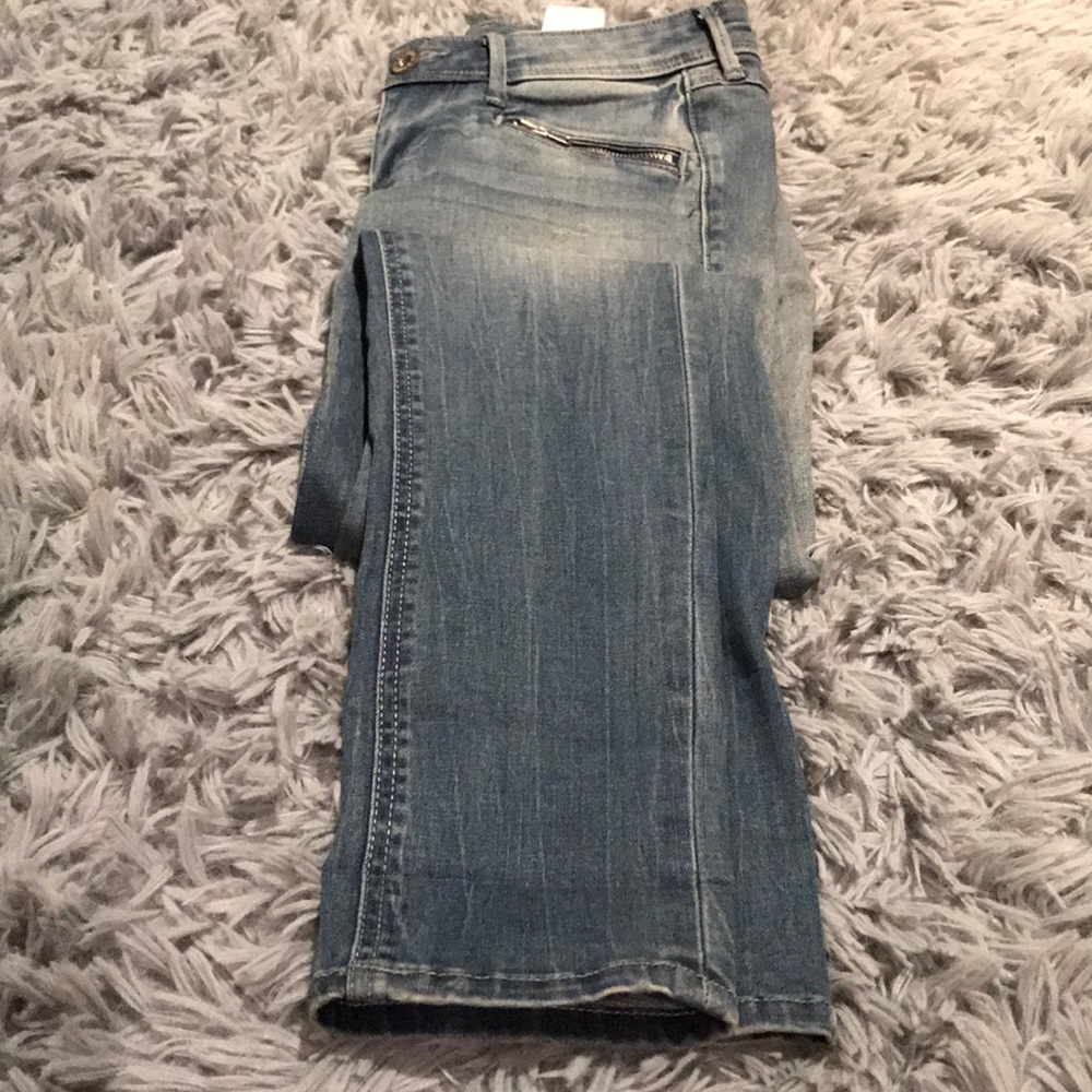 H&M BLUE SKINNY JEANS