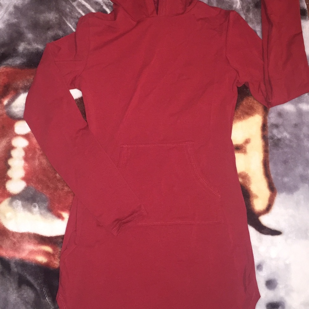 Long Sleeve Sweat Hoodie Dress!