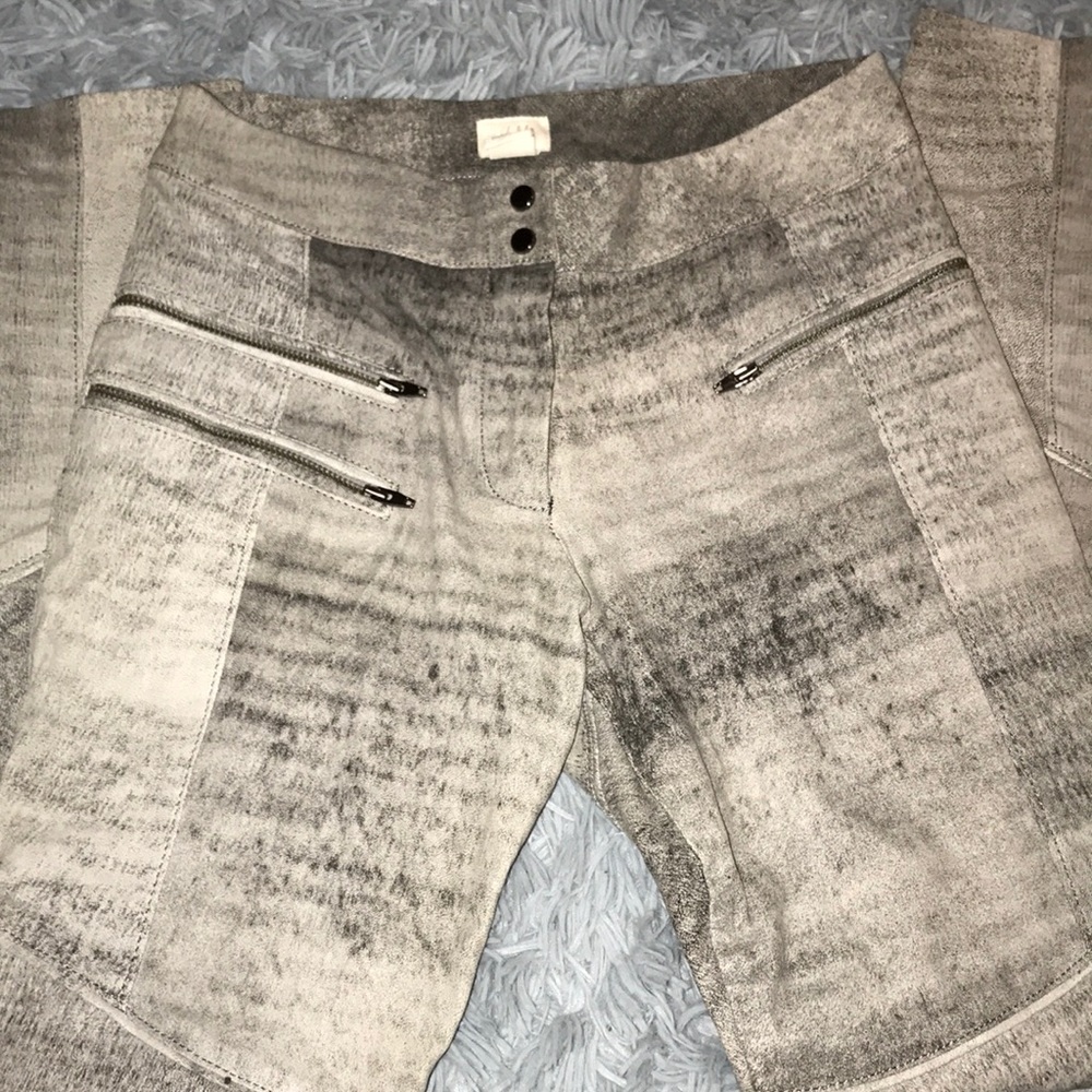 SKINNY FUAX JEANS