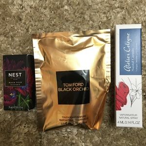 Perfume trio (tom ford, nest, atelier)