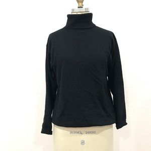 Lord & Taylor Black Turtle Neck Sweater
