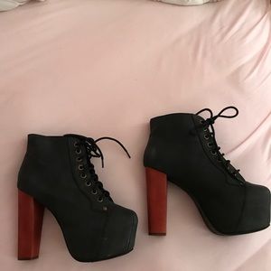 Jeffrey Campbell Suede Lita Booties