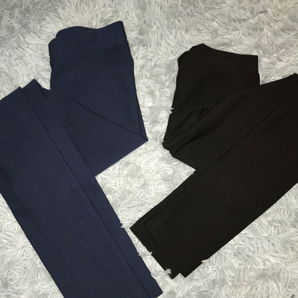 H&M LEGGING PANT NAVY&BLACK SET OF TWO