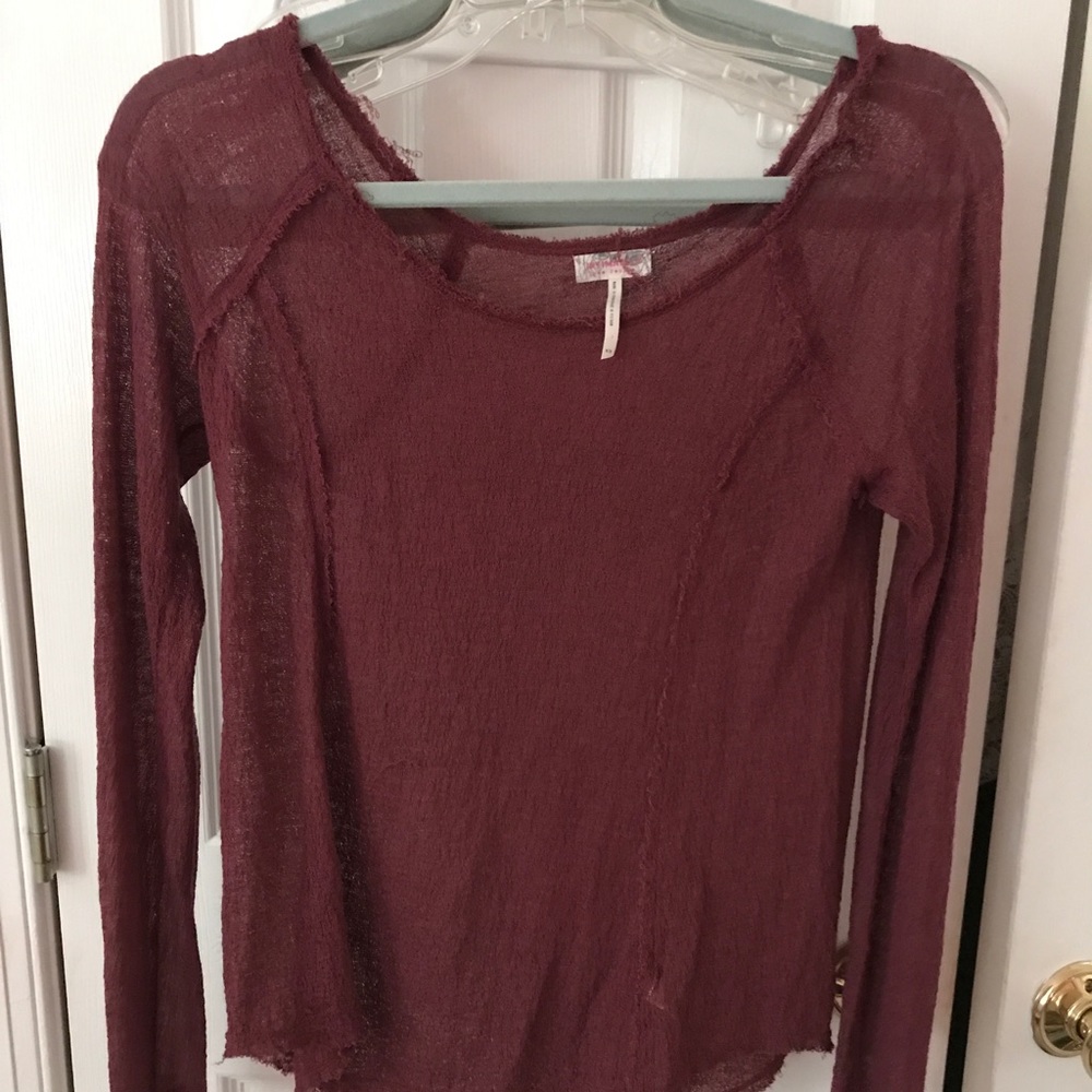 Free People Sheer Top