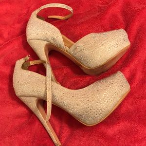 Sparkly high heels