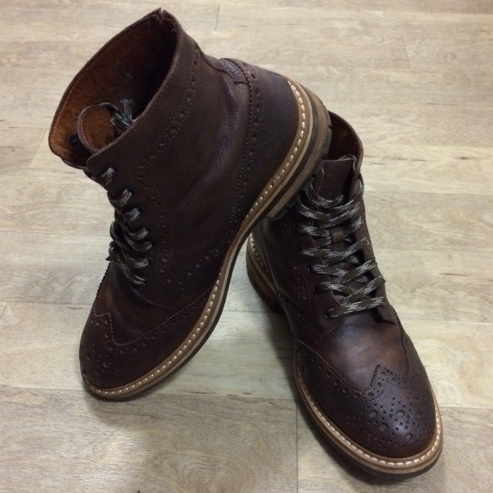 Mr. B’s Boots Dark Brown Size 10.5