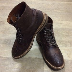 Mr. B’s Boots Dark Brown Size 10.5
