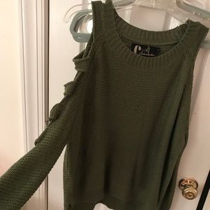 LF Stores Cut-Out Sweater