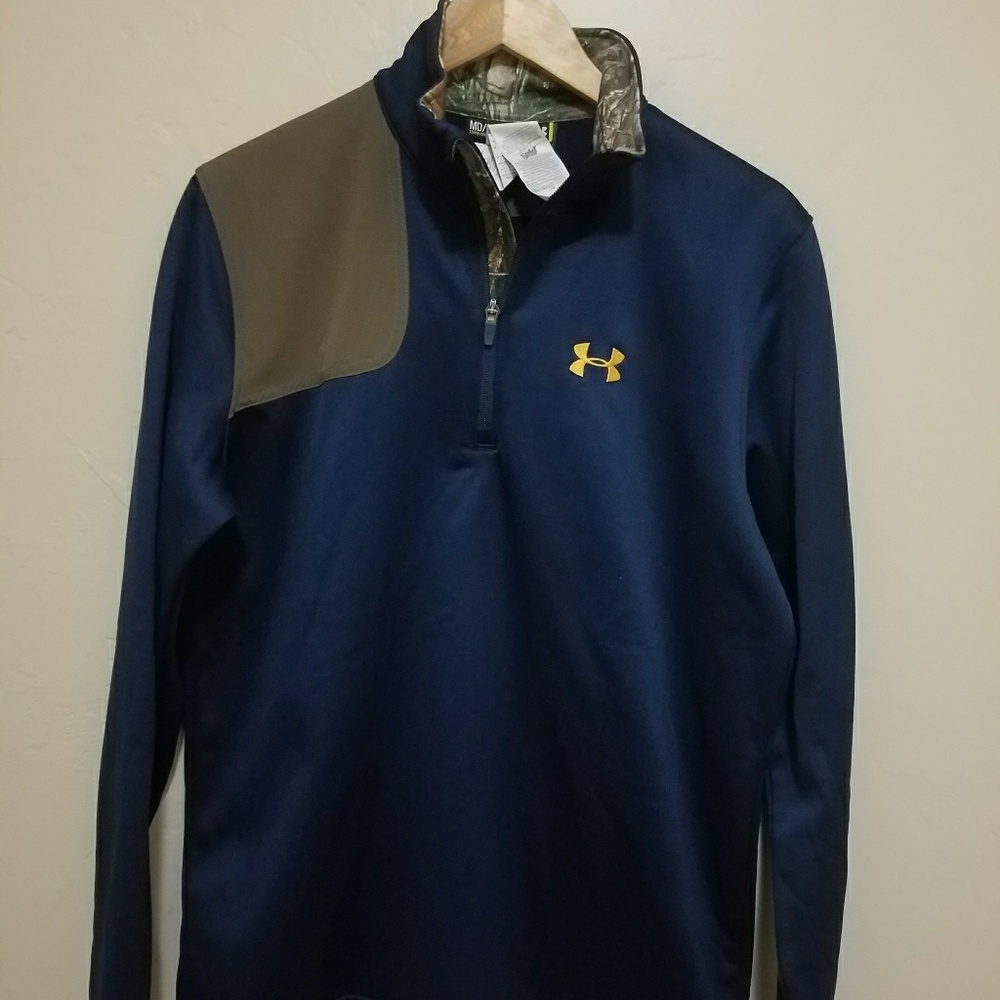 BLUE Under Armour mens sweater
