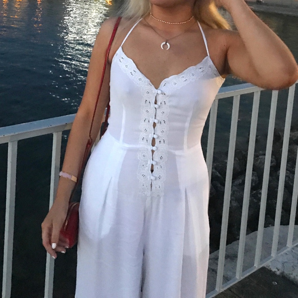 South Moon Under White Jumpsuit