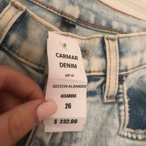 New Carmar Denim Slightly Ripped Jeans