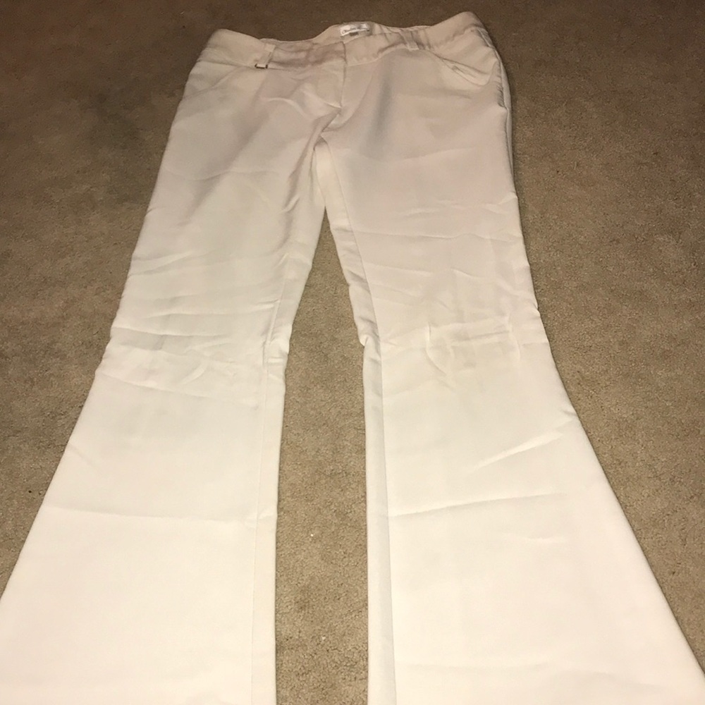 Charlotte Russe Size 5 white dress pants