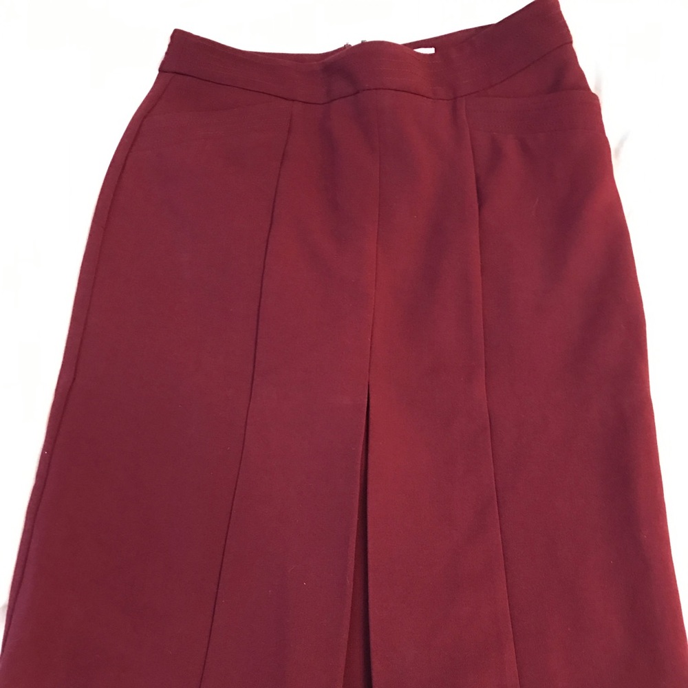 Burgundy Eva Mendez NY&Co Skirt