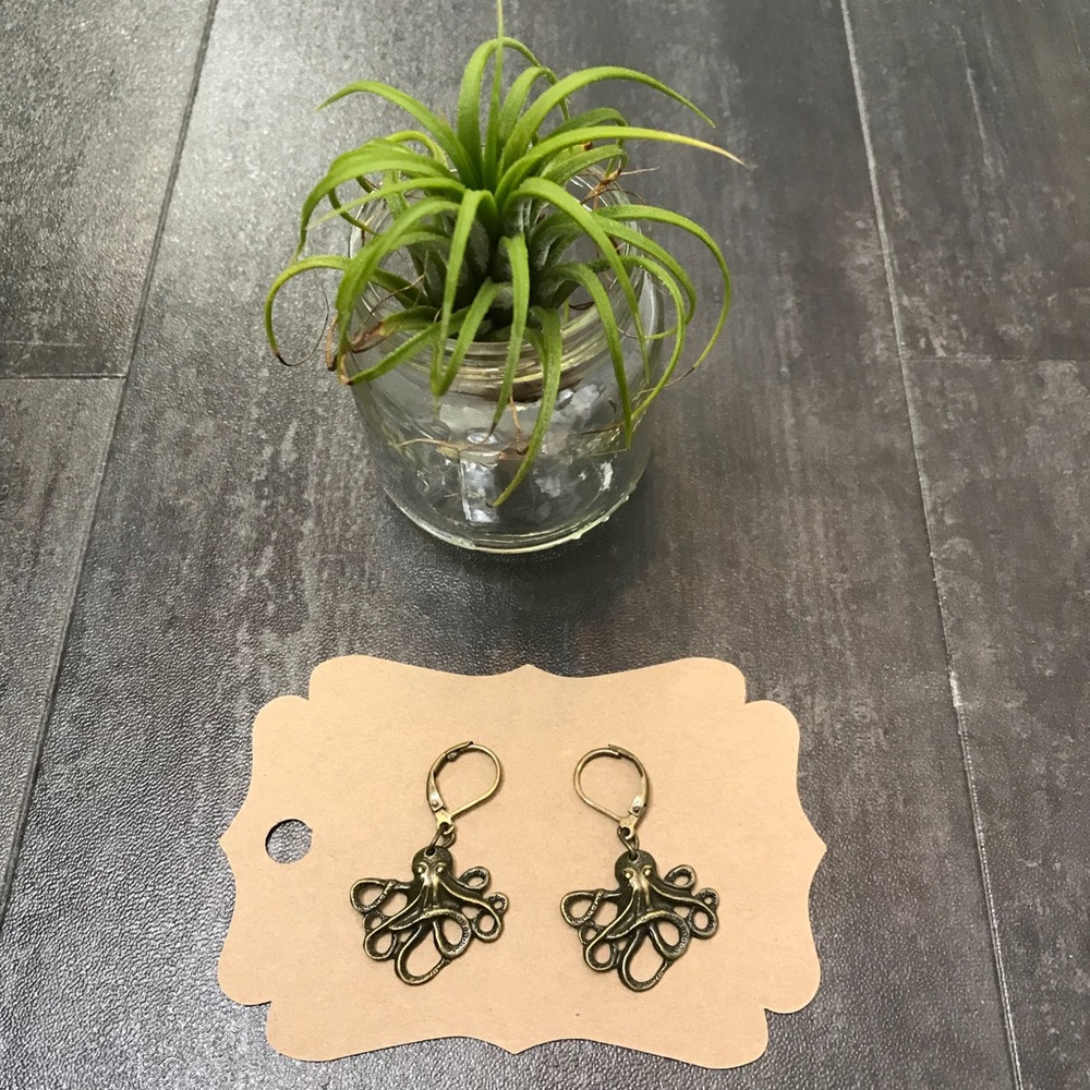 3 for $25! Octopus Earrings